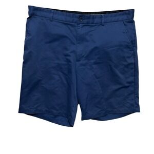 Greg Norman‎ Mens Golf Shorts 40 Blue Chino Performance Polyester Classic Fit